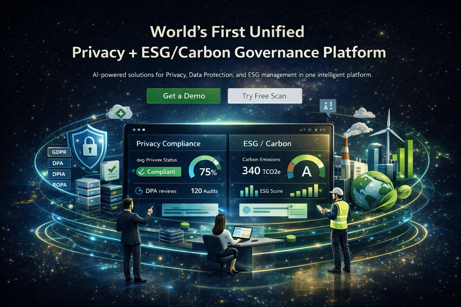 RINS.AI Privacy Governance Dashboard