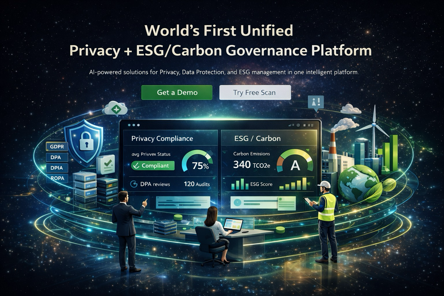 RINS.AI Privacy Governance Dashboard